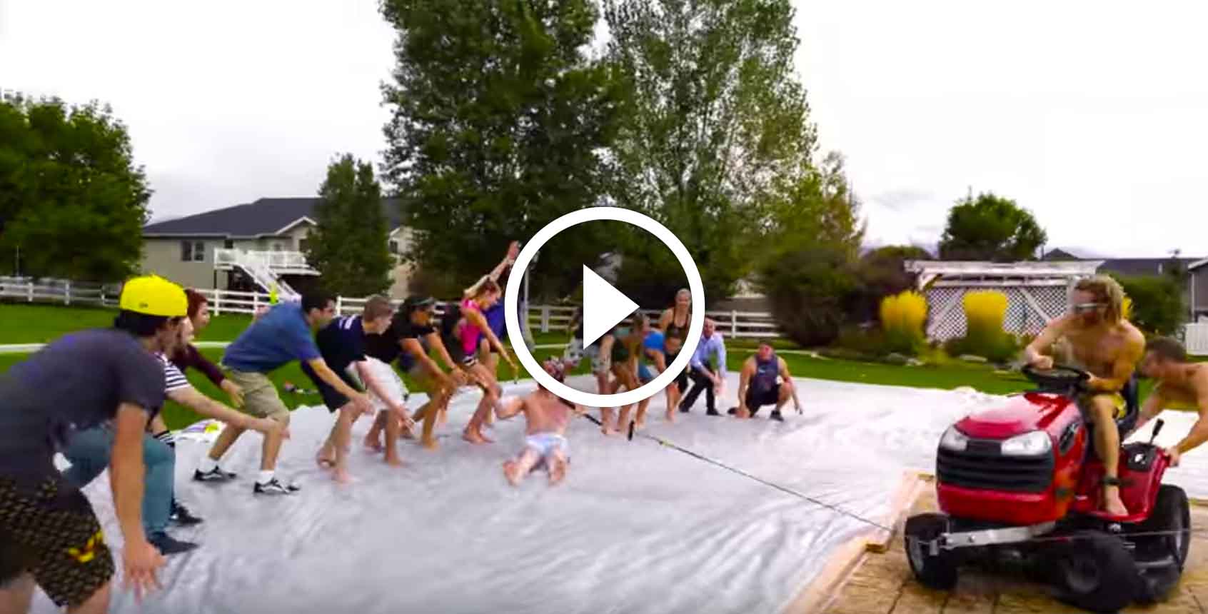 grown up slip and slide